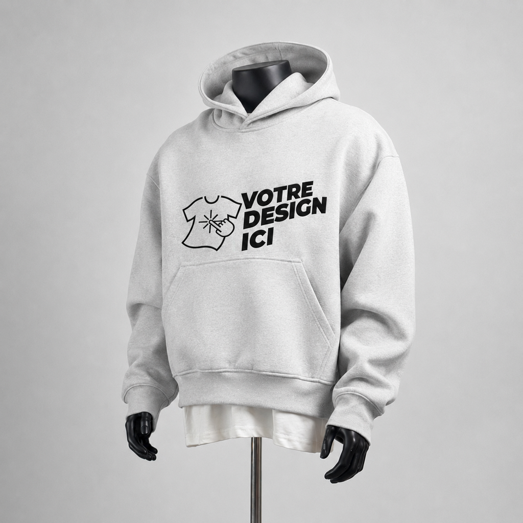 Sweat à capuche personnalisé brodé