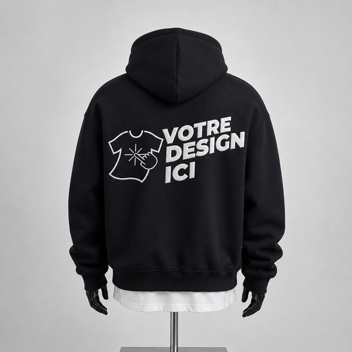 Sweat à capuche personnalisé brodé